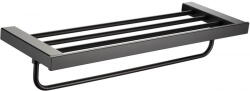 Mexen Pavo törülközőtartó polc, fekete - 7030420-70 (7030420-70)