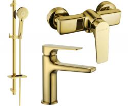 Mexen Lynx DQ40 zuhanykészlet, arany - 745904DQ40-50 (745904DQ40-50)