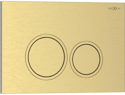 Mexen Tex 01 öblítőgomb, kefe arany - 6101-11 (6101-11)