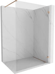 Mexen Lunar zuhanyfal Walk-in jobb 60 x 200 cm, átlátszó 8 mm, kefe réz - 830-060-000-65-00-P (830-060-000-65-00-P)