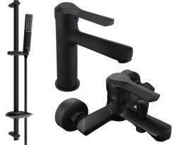 Mexen Sabre DB72 fürdőkád szett, fekete - 72103DB72-70 (72103DB72-70)