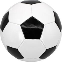 ENERO Focilabda, Retro Műbőr, 22 cm, Fekete-Fehér (1030739) (1030739)