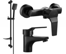 Mexen Caro DF62 zuhanykészlet, fekete - 746604DF62-70 (746604DF62-70)