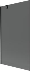 Mexen Next fürdőkádparaván, 1-szárnyú, 100 x 150 cm, grafit, fekete - 895-100-000-00-40-70 (895-100-000-00-40-70)