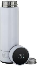 Extralink Smart Travel Termosz Bögre - 500 ml, LED, Fehér (MUG-SMART500 WHITE)