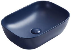 Mexen Rita 45 x 32 cm-es, matt kék színű pultra szerelhető mosdó - 21084542 (21084542)