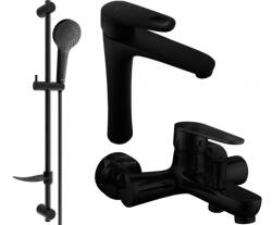 Mexen Kama DF05 fürdőkád szett, fekete - 72513DF05-70 (72513DF05-70)