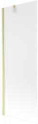 Mexen Next 1-szárnyú kádparaván 70 x 150 cm, homályos, arany kefe - 895-070-000-00-30-55 (895-070-000-00-30-55)