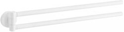 Mexen Remo kettős forgó törölközőtartó, fehér - 70507255-20 (70507255-20)