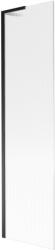 Mexen Next L fürdőkádparaván 1-szárnyú 50 x 150 cm, csíkos, fekete - 895-050-000-03-09-70 (895-050-000-03-09-70)