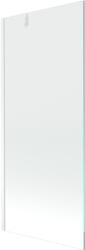 Mexen Next fürdőkád paraván 1-szárnyú 80 x 150 cm, átlátszó, fehér - 895-080-000-00-00-20 (895-080-000-00-00-20)