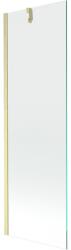 Mexen Next 1-szárnyú kádparaván 60 x 150 cm, átlátszó, arany szálcsiszolt - 895-060-000-00-00-55 (895-060-000-00-00-55)