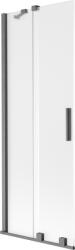 Mexen Velar 2-szárnyú toló zuhanyfal 75 x 150 cm, zúzmarás, gun gray csiszolt - 896-075-000-31-66 (896-075-000-31-66)