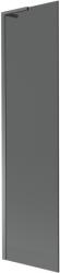 Mexen Next L egyajtós fürdőkád paraván 50 x 150 cm, grafit, gunmetal - 895-050-000-03-40-95 (895-050-000-03-40-95)