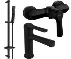 Mexen Sabre DB72 zuhanykészlet, fekete - 72104DB72-70 (72104DB72-70)