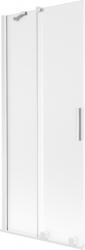 Mexen Velar kétszárnyú eltolható fürdőszobai panel 85 x 150 cm, matt, fehér - 896-085-000-31-20 (896-085-000-31-20)