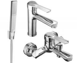 Mexen Sabre R72 fürdőkád csaptelep szett, króm - 72103R72-00 (72103R72-00)