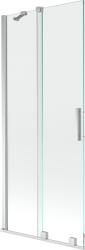 Mexen Velar 2-paneles, toló kádparaván 85 x 150 cm, átlátszó, króm - 896-085-000-01-01 (896-085-000-01-01)