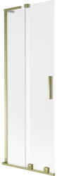 Mexen Velar L kádparaván, 2-paneles tolóajtó, 70 x 150 cm, homályos, arany - 896-070-003-31-50 (896-070-003-31-50)