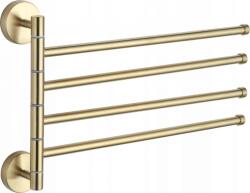 Mexen négyszeres forgatható törölközőtartó, arany - 7039244-50 (7039244-50)