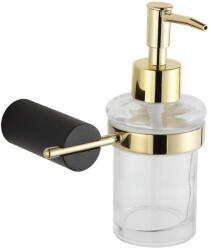Mexen Aron szappanadagoló, fekete/arany - 70881388-57 (70881388-57)