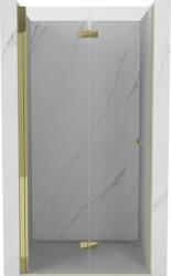 Mexen Mist-F összecsukható bal oldali zuhanyajtó 120 cm, átlátszó, arany - 8A6-120-000-50-00-L (8A6-120-000-50-00-L)