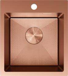 Mexen Solix 1-kamrás, rozsdamentes acél mosogató 400 x 450 mm, réz HC - 6401401000-65HC (6401401000-65HC)