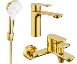 Mexen Milo R05 fürdőkád szett, arany - 71303R05-50 (71303R05-50)