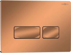 Mexen Tex 04 öblítő gomb, fényes rózsaarany - 6104-09 (6104-09)