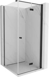 Mexen Mist-F jobbra nyíló összecsukható zuhanykabin 70 x 70 cm, átlátszó, fekete - 8A6T-070-070-70-00-P (8A6T-070-070-70-00-P)