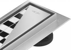 Mexen Flat M13 vonalmenti lefolyó 2 az 1-ben 100 cm, inox - 1010100-15 (1010100-15)