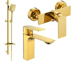 Mexen Alexa DQ62 zuhanykészlet, arany - 71204DQ62-50 (71204DQ62-50)