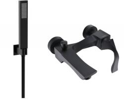 Mexen Estrella R02 kád csaptelep zuhanykészlettel, fekete - 7233R02-70 (7233R02-70)