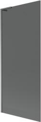 Mexen Next L 1-szárnyú kádparaván 80 x 150 cm, grafit, szálcsiszolt gun gray - 895-080-000-03-40-66 (895-080-000-03-40-66)