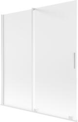 Mexen Velar 2-szárnyú, toló, zuhanyfülke 150 x 150 cm, matt, fehér - 896-150-000-31-20 (896-150-000-31-20)
