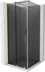 Mexen Velar toló zuhanykabin 110 x 110 cm, grafit, arany - 871-110-110-41-50 (871-110-110-41-50)