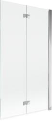 Mexen Mist 2-szárnyú, jobb oldali fürdőszobai paraván 100 x 150 cm, átlátszó, króm - 8A9-100-002-01-00-P (8A9-100-002-01-00-P)
