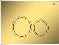 Mexen Tex 01 öblítő gomb, pezsgő arany fényes - 6101-08 (6101-08)
