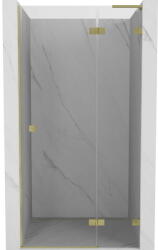 Mexen Lunar L jobbos zuhanyajtó, 70 cm, átlátszó, selyemfényű arany - 834L-070-000-55-00-P (834L-070-000-55-00-P)