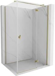 Mexen Mist-H T zuhanykabin nyíló jobb oldali 75 x 110 cm, átlátszó, arany - 8A5T-075-110-50-00-P (8A5T-075-110-50-00-P)