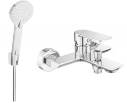 Mexen Alexa R40 fürdőkád csaptelep zuhanyszettel, króm - 7123R40-00 (7123R40-00)