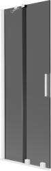 Mexen Velar 2-paneles tolóajtós fürdőkádparaván 75 x 150 cm, grafit, fehér - 896-075-000-41-20 (896-075-000-41-20)