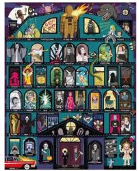 Galison 37466 - 50 Must-Watch Scary Movies Bucket List - 1000 db-os puzzle (37466)