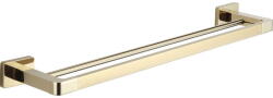 Mexen Asis dupla törölközőtartó, arany - 7017625-50 (7017625-50)