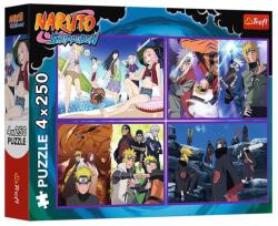Trefl 13339 - Naruto - Shippuden - 4 x 250 db-os puzzle (13339)