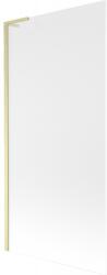 Mexen Next L fürdőkádparaván 1-szárnyú 90 x 150 cm, matt, arany szálcsiszolt - 895-090-000-03-30-55 (895-090-000-03-30-55)