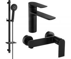 Mexen Zero DQ40 zuhanykészlet, fekete - 71104DQ40-70 (71104DQ40-70)