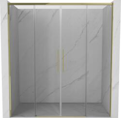 Mexen Rox tolóajtó zuhanyzóhoz 200 cm, átlátszó, arany - 8C2-200-002-50-00 (8C2-200-002-50-00)