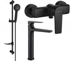 Mexen Lynx DF40 zuhanykészlet, fekete - 745914DF40-70 (745914DF40-70)