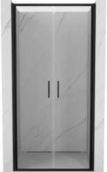 Mexen Exo dupla zuhanyajtó, 80 cm, átlátszó, fekete - 814-080-000-70-00 (814-080-000-70-00)